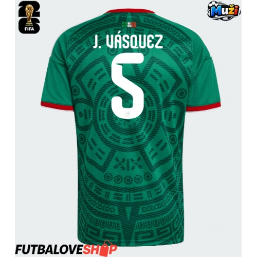 Dres Mexiko Johan Vasquez #5 Domáci MS 2026 Krátky Rukáv